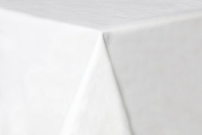 Witte doek voor ronde tafel ø1.5m