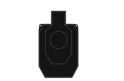 IDPA/IPSC, TARGET 2:3, 1/2 AR500 IDPA/IPSC, TARGET 2:3, 1/2 AR500