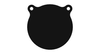 7'' gong, 1/2 AR500 7'' gong, 1/2 AR500