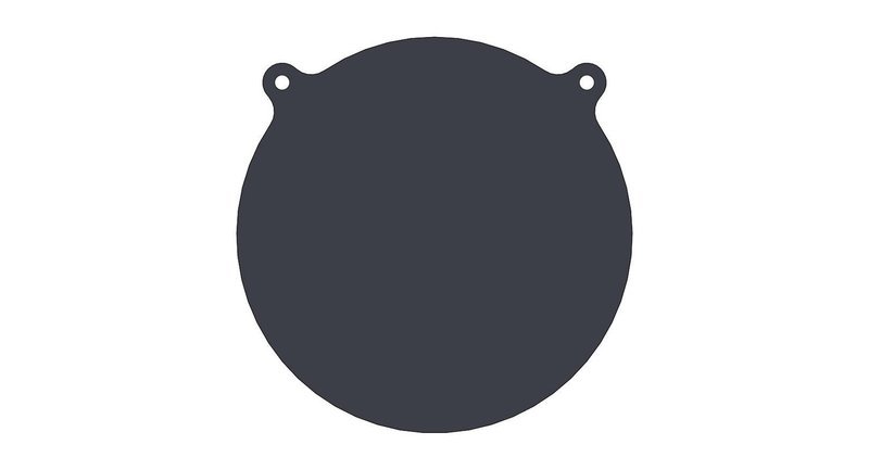 12" gong, 1/4 AR500