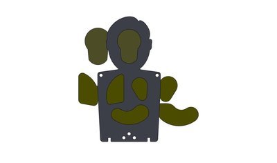 AR500 3/8 AR500 3/8" REACTIVE HANK