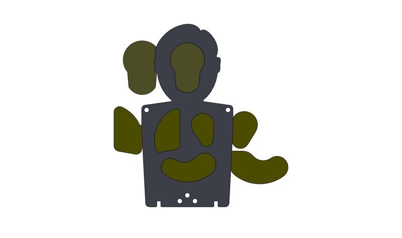 AR500 3/8" REACTIVE HANK