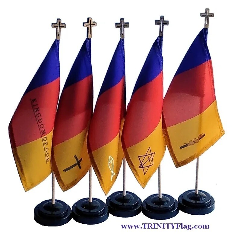 TRINITYFlag - Group Five_4x6 inch stick flags