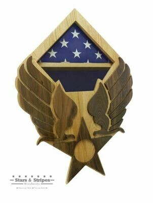 US Air Force Hap Arnold Military Retirement Shadow Box US Air Force Hap Arnold Military Retirement Shadow Box