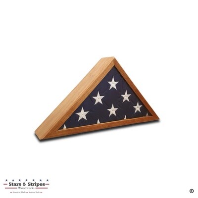 Cherry 3'x5' Flag Display Case Cherry 3'x5' Flag Display Case