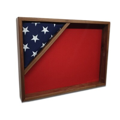Walnut 18" x 24" Horizontal Shadow Box Walnut 18" x 24" Horizontal Shadow Box