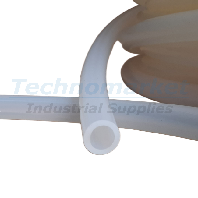 Transparent silicone tubing, FDA compliant, 3mm inner, 5mm outer