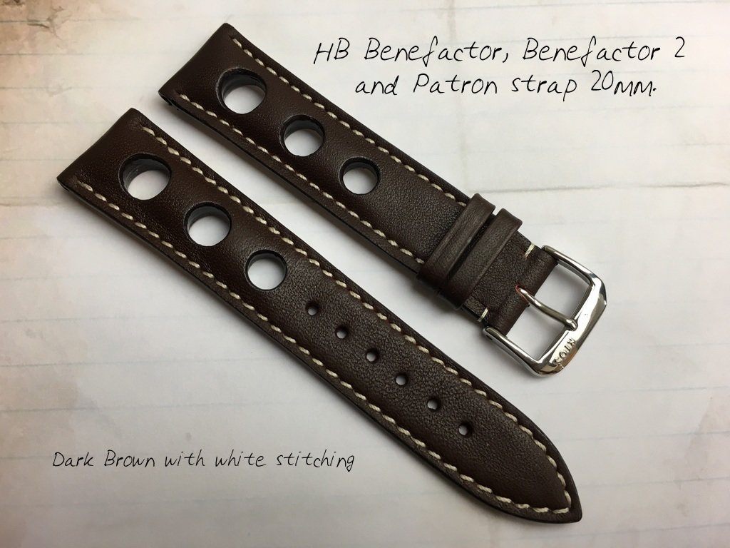 HB Dark Brown Strap 20mm