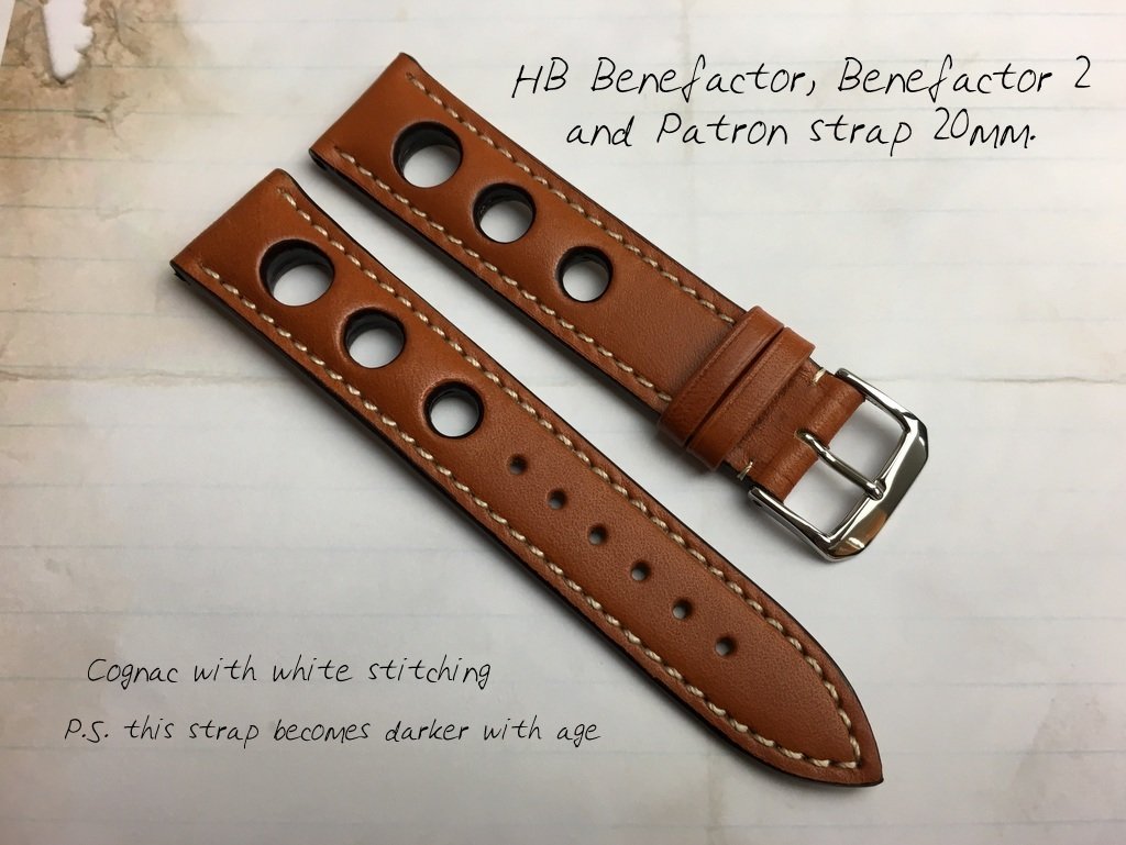 HB Cognac Brown Strap 20mm