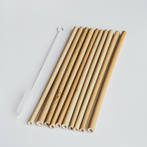 Bamboo Straw Set