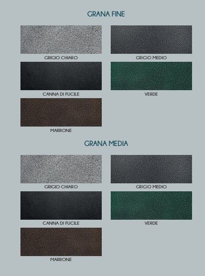 CARTELLA COLORI IL FERROMICACEO CARTELLA COLORI IL FERROMICACEO