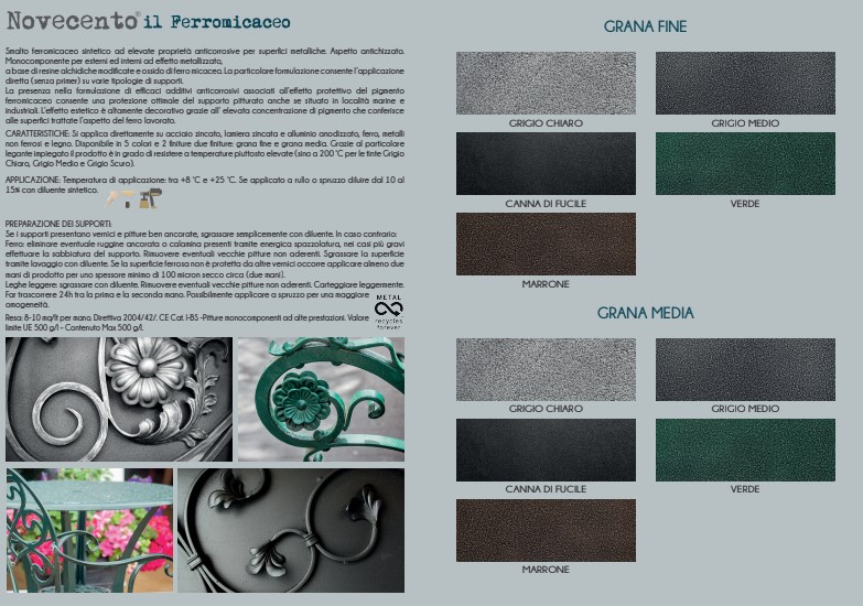 CARTELLA COLORI IL FERROMICACEO