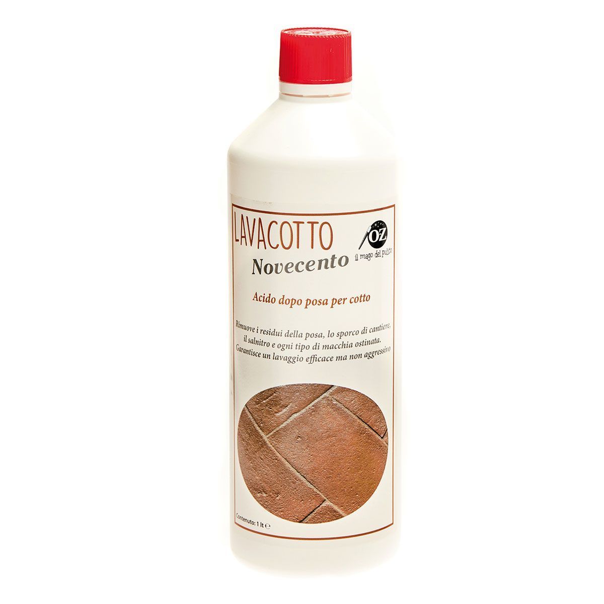 KIT COTTO COMPLETO SMALL:  Lavacotto 1L - Impregnante 1L - Cera solida 1L - Cera liquida 1L