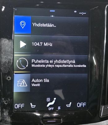 36011649 Radio VOLVO V60 II / S60 III (224, 225, 227) (2018-)