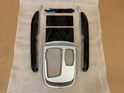 BMW 7 G11 G12 OEM Center Console Interior Trim Set Fine wood version Fineline