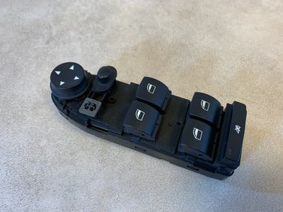 BMW 5 E60 E61 Genuine Window Lifter Switch Driver&#39;s Side 61319122110
