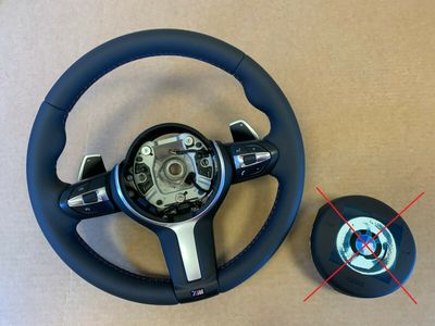 BMW F20 F21 F22 F23 F30 F31 F32 F33 F34 M Steering Wheel Paddle VIBRO M STITCHES