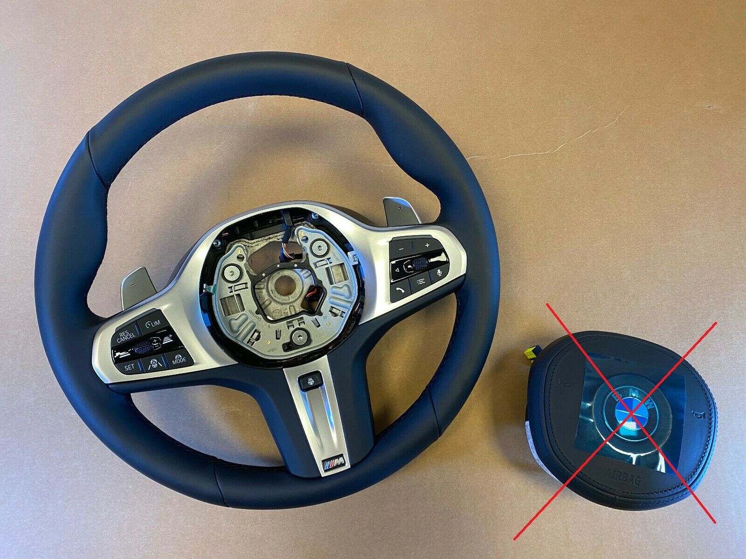 BMW 2 3 F44 G20 G21 G28 EU M Steering Wheel Paddles HEATING ASSIST+