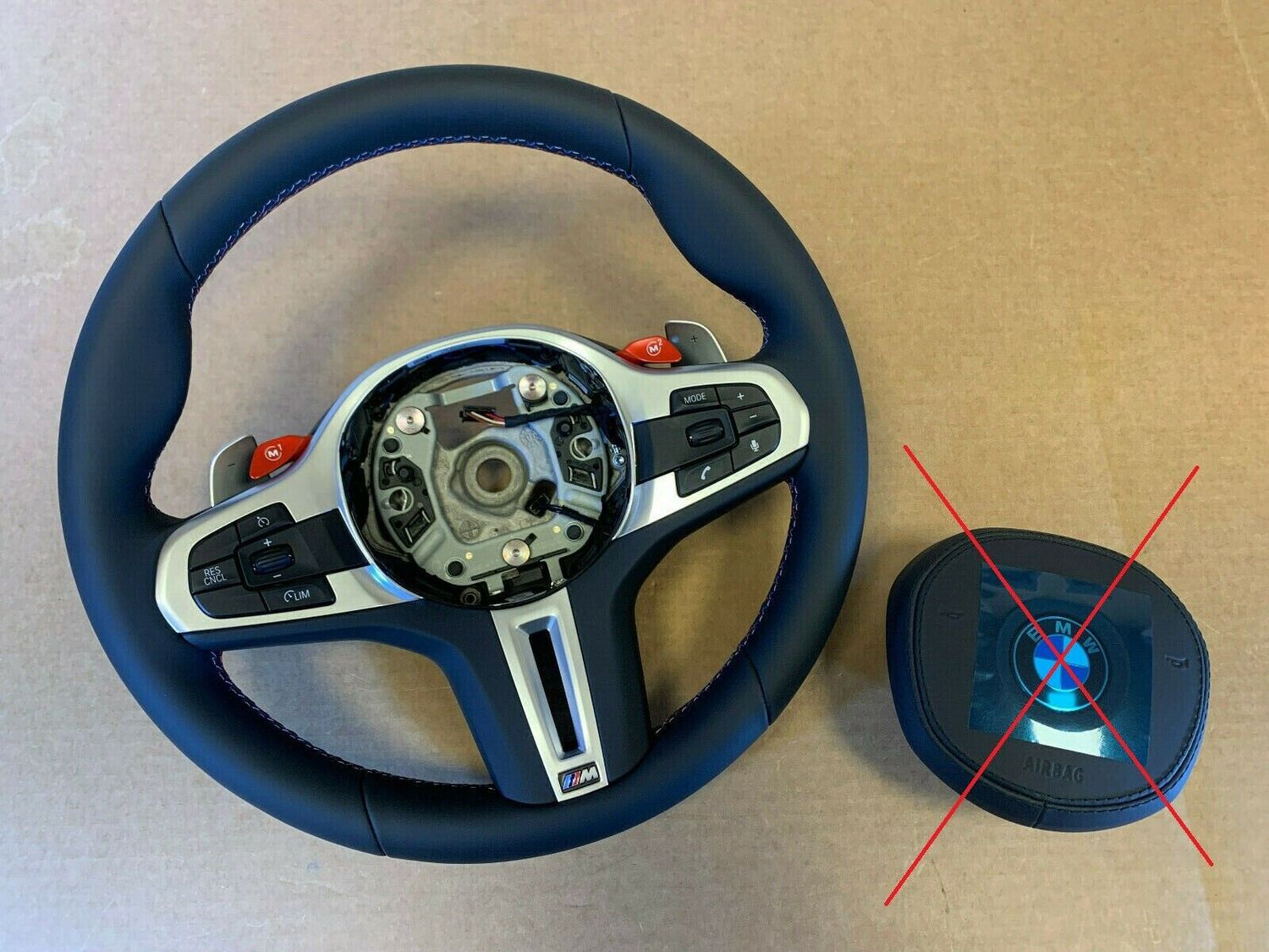 BMW M5 F90 X3M F97 X4M F98 GENUINE USA M Steering Wheel NEW