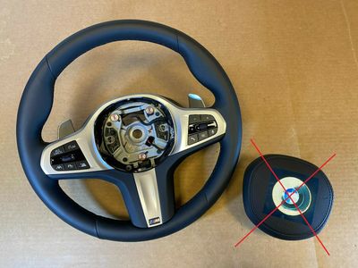 BMW 5 G30 G31 G38 6 G32 X3 G01 G08 X4 G02 ORYGINALNA EU M Kierownica ASSIST+