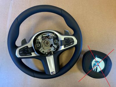 BMW 5 6 X3 X4 G30 G31 G38 G32 G01 G08 G02 OEM M Łopatki kierownicy VIBRO