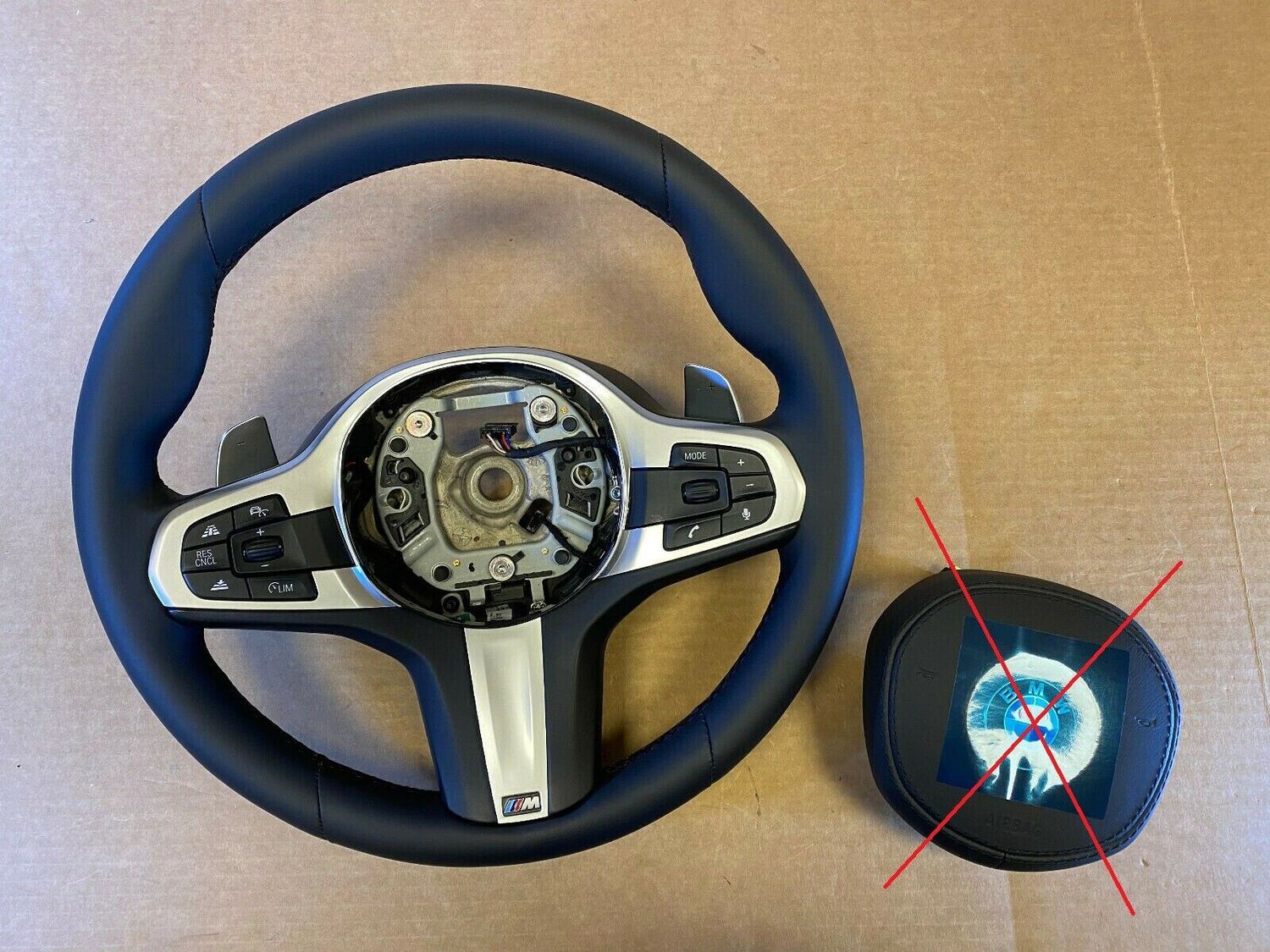BMW F15 F16 F20 F25 F26 F30 F32 F33 G STYLE M Steering Wheel PETALS VIBRO ACC