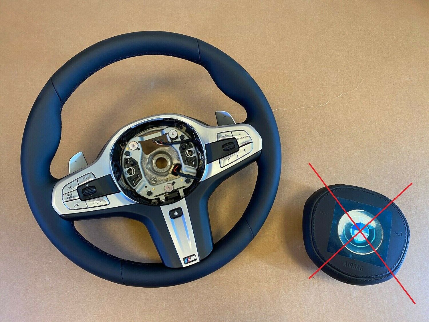 BMW 7 G11 G12 GENUINE EU M Steering Wheel Shift Paddles HEATING ASSIST+