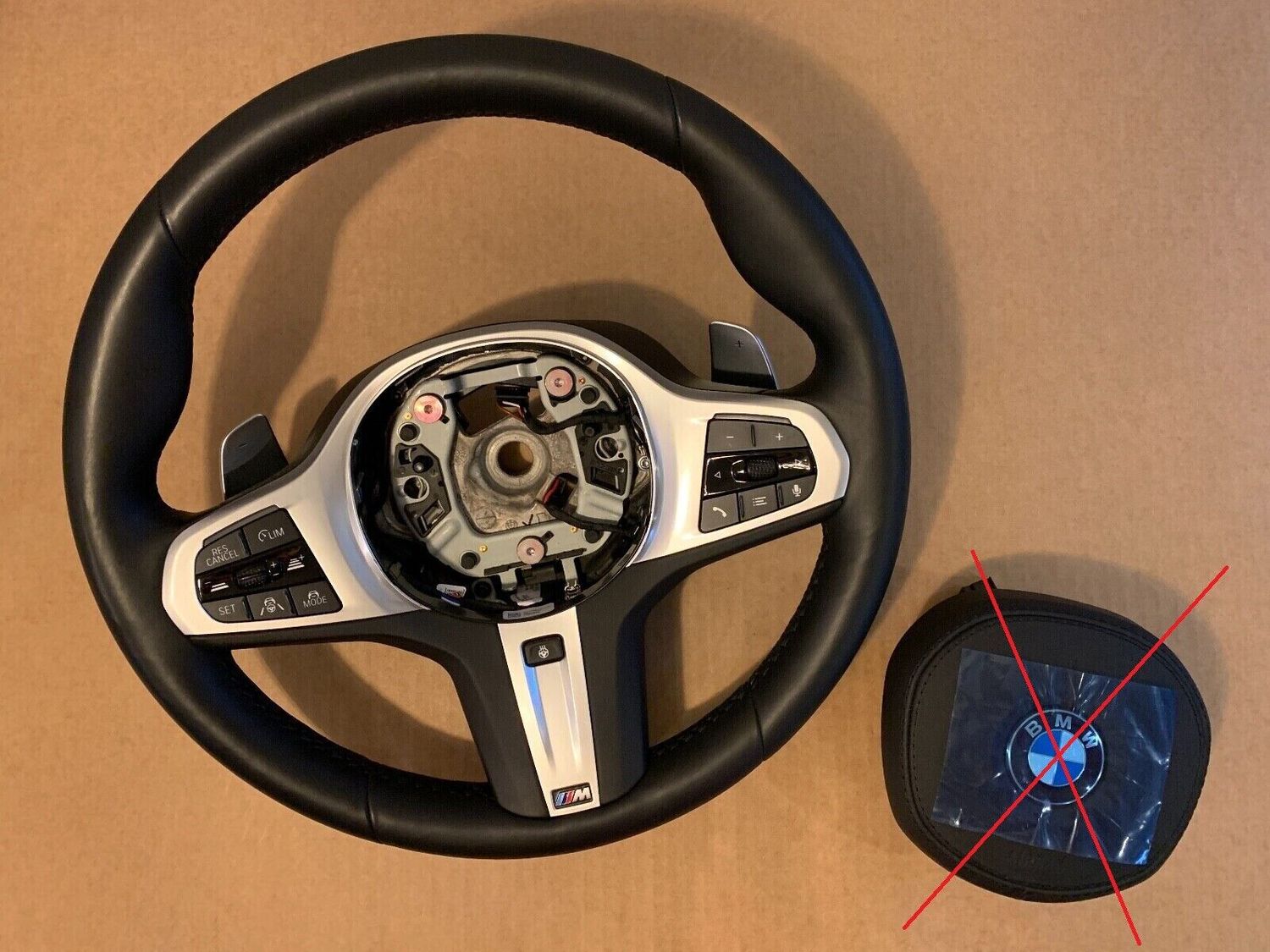 BMW 8 X5 X6 X7 G14 G15 G05 G06 G07 M Steering Wheel Paddles HEATING VIBRO ASSIST