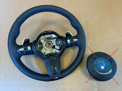 BMW F15 F16 F25 F26 F30 F32 F34 F39 F48 M Łopatki kierownicy podgrzewane karbonowe