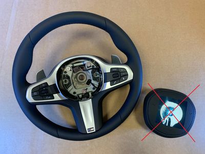 BMW 5 6 X3 X4 G30 G31 G38 G32 G01 G08 G02 OEM USA M Lenkradwippen VIBRO