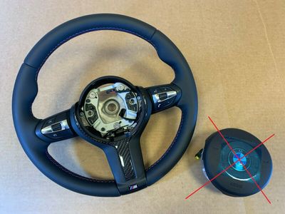 BMW F15 F16 F22 F25 F26 F30 F32 F34 F39 F48 M Steering Wheel HEATED VIBRO CARBON