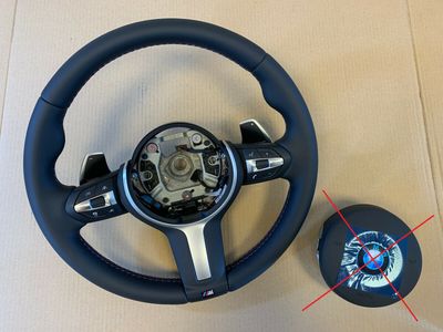 BMW X5 X6 X3 X4 F15 F16 F25 F26 OEM M Steering Wheel Paddle VIBRO ACC M STITCHES