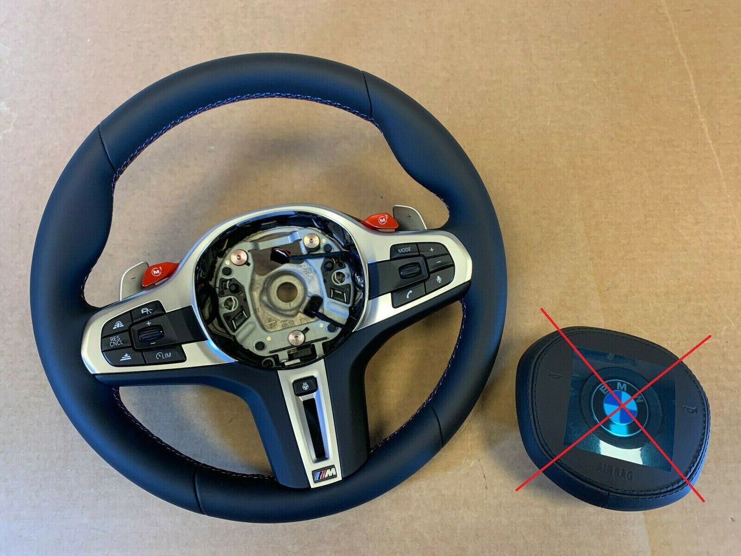BMW M5 F90 X3M F97 X4M F98 GENUINE USA M Steering Wheel HEATED VIBRO ACC NEW