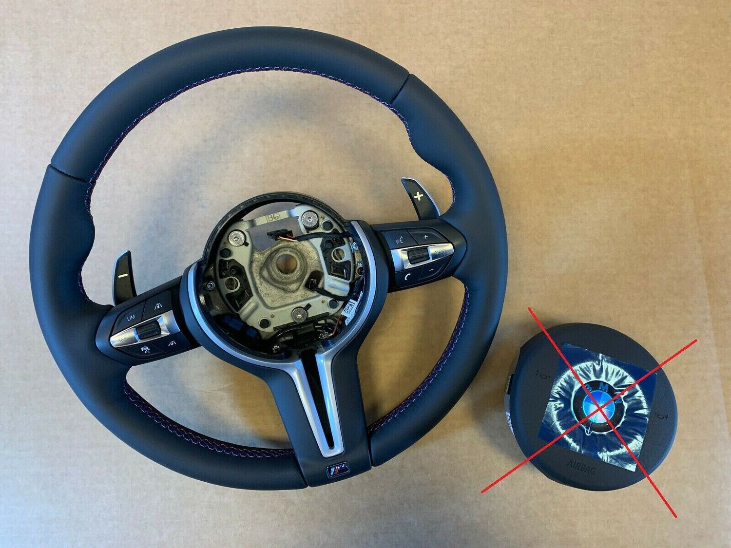 BMW F15 F16 F25 F26 F39 F45 F48 GENUINE USA M Steering Wheel VIBRO ACC M PADDLES