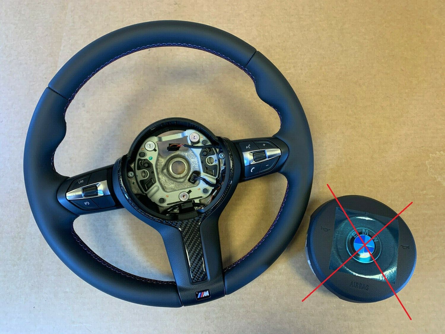 BMW F01 F02 F03 F04 F06 F07 F10 F11 F12 F13 OEM M Sport Steering Wheel VIBRO