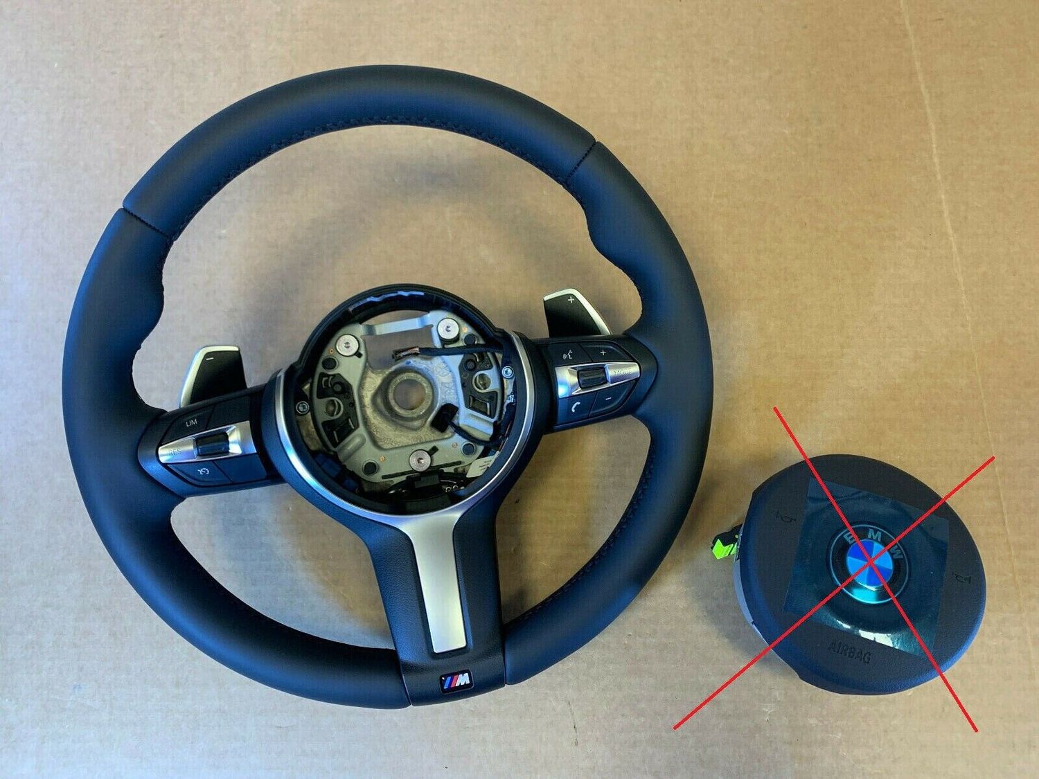 BMW F01 F02 F03 F04 F06 F07 F10 F11 F12 F13 USA M Steering Wheel PADDLES HEATING