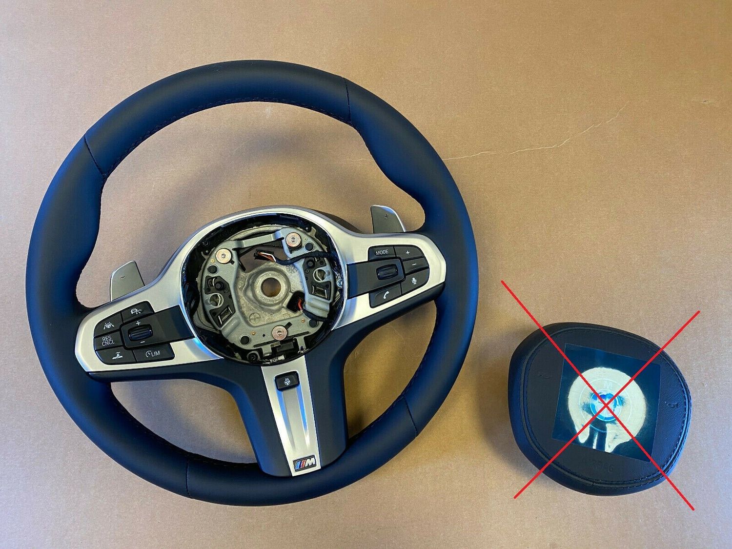 BMW 5 G30 G31 G38 6 G32 X3 G01 X4 G02 OEM M Steering Wheel HEATING VIBRO ASSIST+