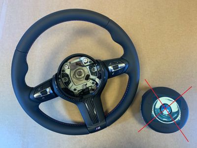 BMW F15 F16 F25 F26 F39 F45 F48 ORIĢINĀLAIS USA M Stūres rats CARBON VIBRO