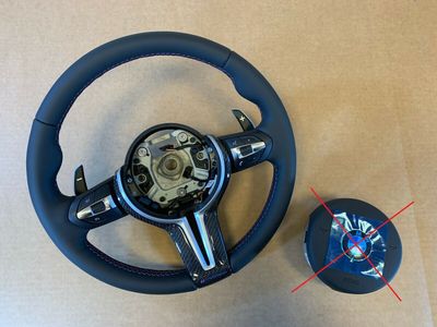 BMW F15 F16 F25 F26 F39 F45 F48 OEM USA M Steering Wheel CARBON VIBRO M PADDLES