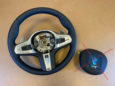 BMW 7 G11 G12 ÄKTA USA M Rattväxlingspaddlar HEATING ASSIST+ VIBRO