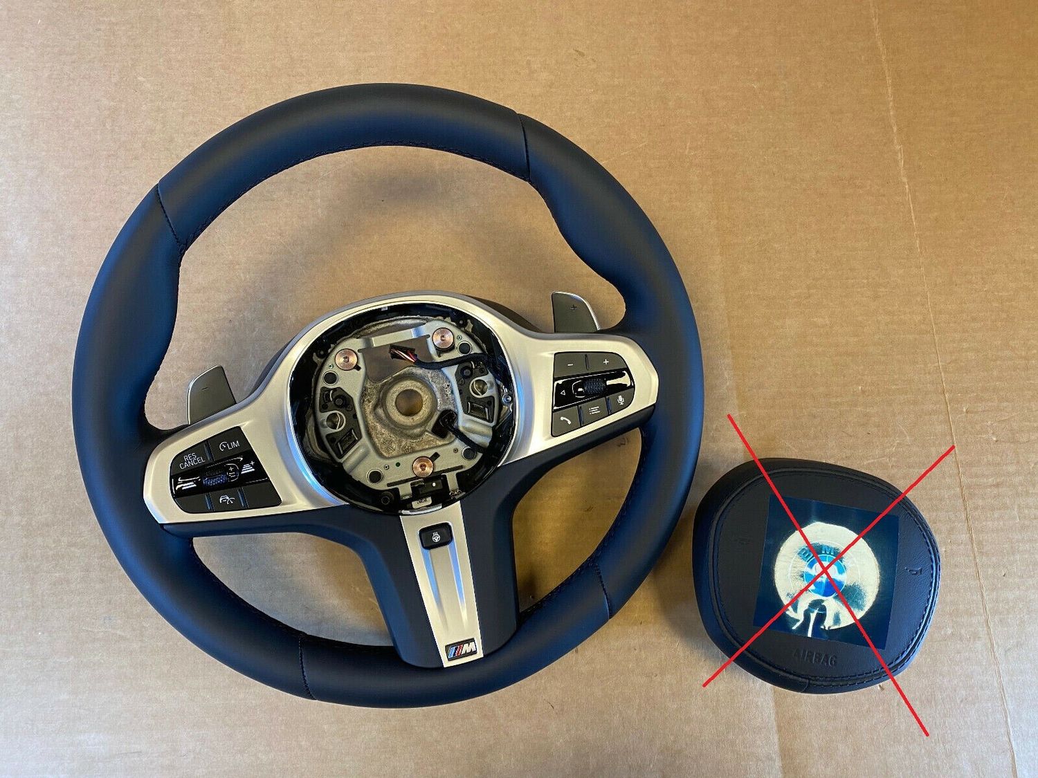 BMW 5 6 X3 X4 G30 G31 G32 G01 G02 G08 LCI M Steering Wheel Paddles HEATING ACC