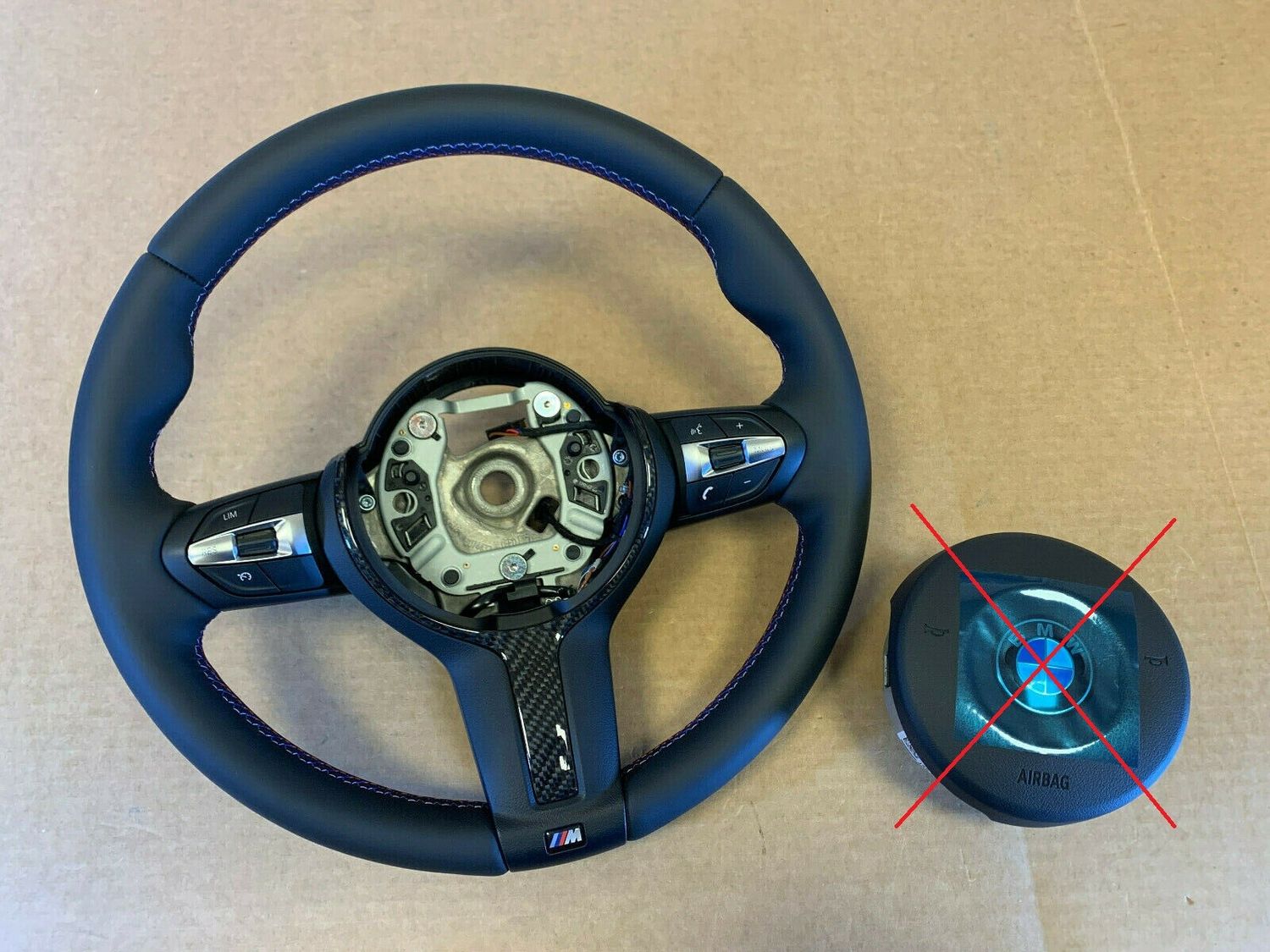 BMW F15 F16 F25 F26 F39 F45 F48 USA GENUINE M Steering Wheel HEATING CARBON