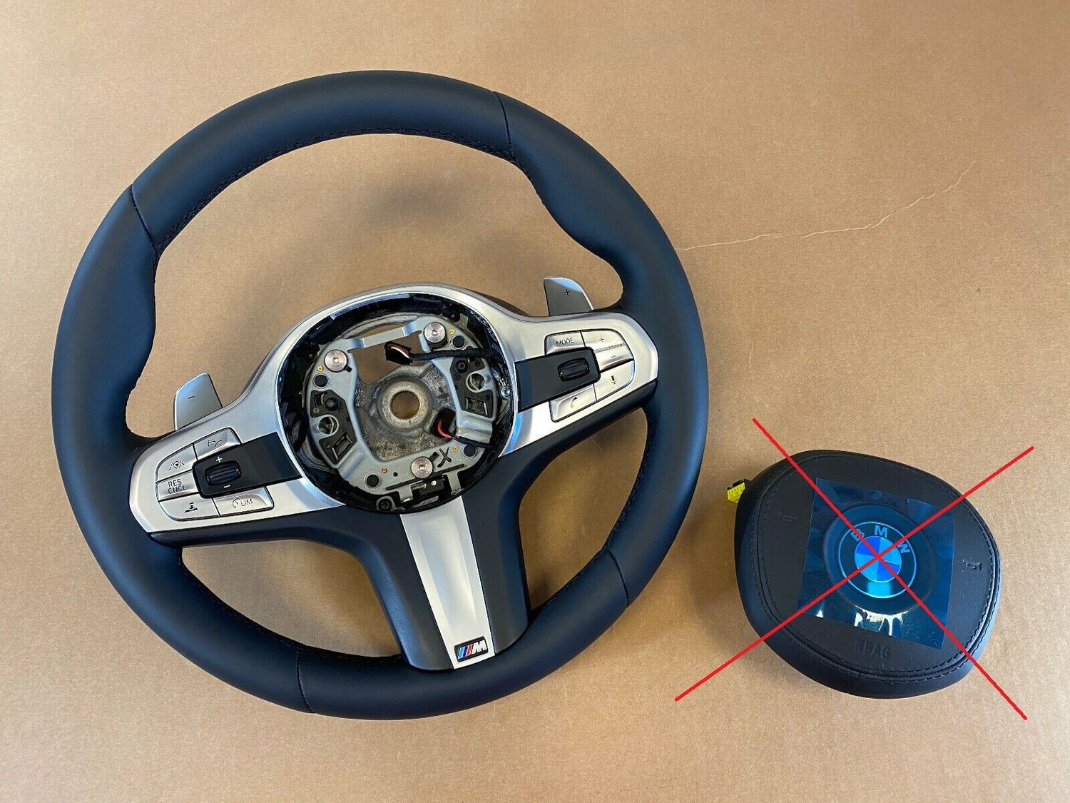 BMW 7 G11 G12 GENUINE USA M Steering Wheel Shift Paddles DRIVING ASSIST+ VIBRO