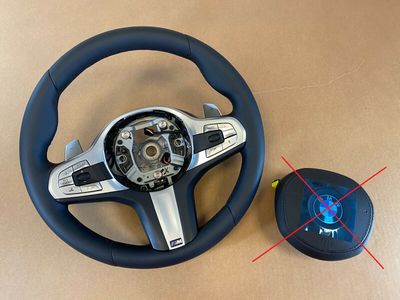 BMW 7 G11 G12 GENUINE USA M Steering Wheel Shift Paddles DRIVING ASSIST+ VIBRO