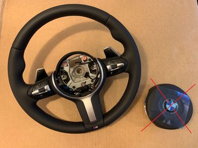 BMW X5 X6 X3 X4 F15 F16 F25 F26 GENUINE M Steering Wheel PADDLES HEATING VIBRO