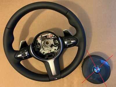 BMW F15 F16 F25 F26 F39 F45 F48 USA M Stūres lāpstiņas APILDES KRUĪZS