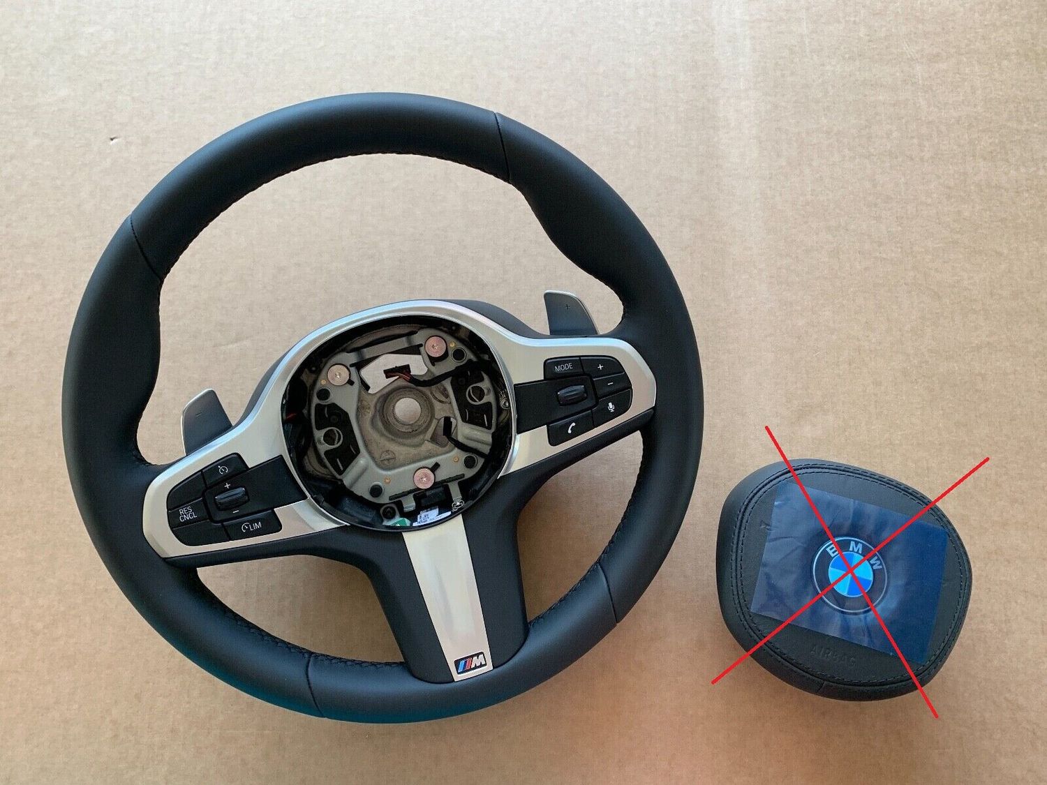 BMW 5 6 X3 X4 G30 G31 G32 G38 G01 G02 G08 M Steering Wheel Shift Paddles VIBRO