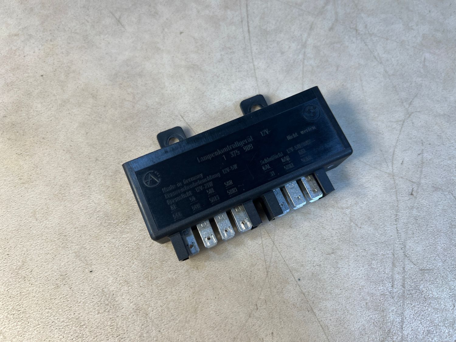 GENUINE BMW 3 E30 6 E24 5 E28 7 E23 Light Lamp bulb Testing Control Module Relay