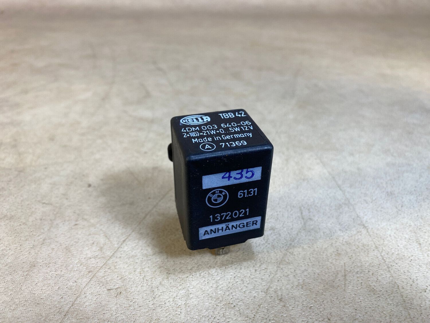 GENUINE BMW 3 E21 E30 5 E28 6 E24 7 E23 Hazard warning relay 61311372021