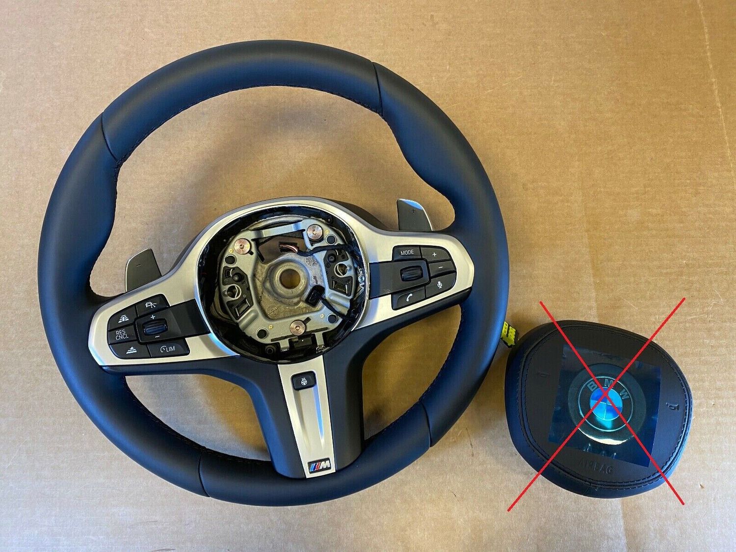 BMW 5 6 X3 X4 G30 G31 G32 G01 G02 USA M Steering Wheel Paddles HEATING ACC